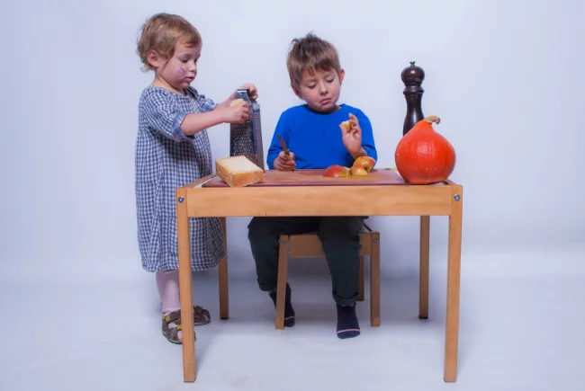 Papa, je gère la cuisine !